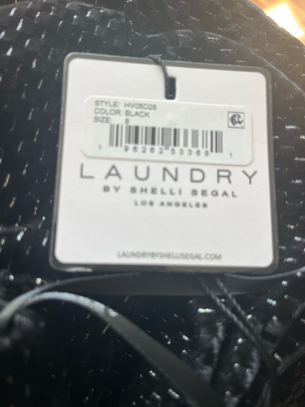 Laundry By Shelli Segal Black Wedding Dress